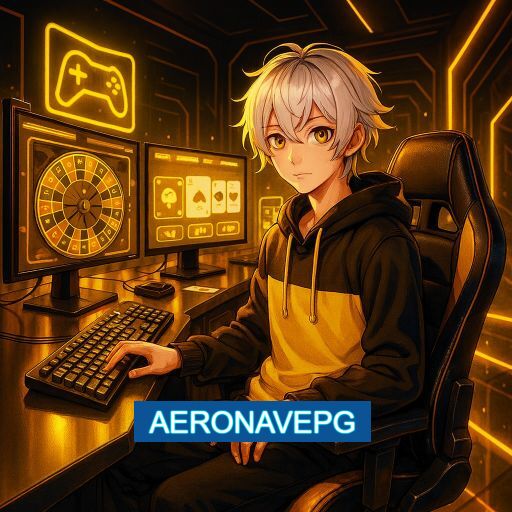 Imagem promocional do app oficial AERONAVEPG destacando a conveniência de jogar cassino online pelo celular ou navegador