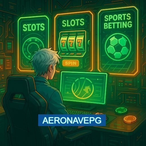 Imagem promocional do app oficial AERONAVEPG destacando a conveniência de jogar cassino online pelo celular ou navegador