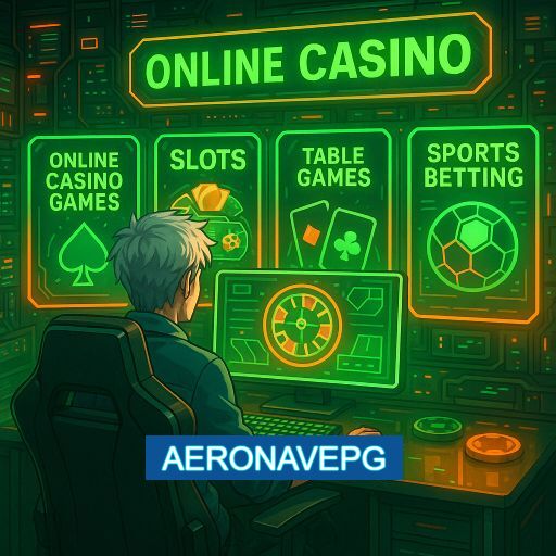 Imagem promocional do app oficial AERONAVEPG destacando a conveniência de jogar cassino online pelo celular ou navegador