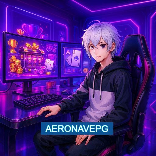 Imagem promocional do app oficial AERONAVEPG destacando a conveniência de jogar cassino online pelo celular ou navegador